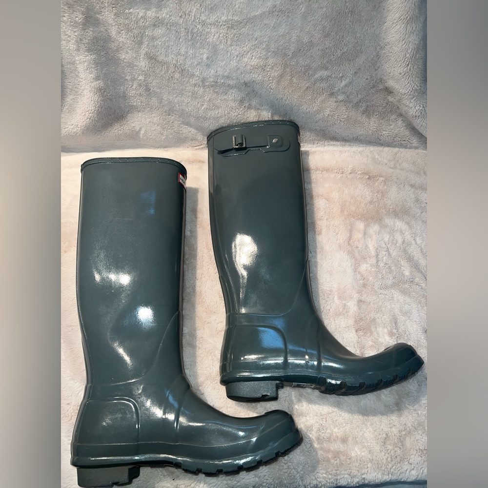 Womens Tall Hunter Boots Size 8 - Picture 4 of 9
